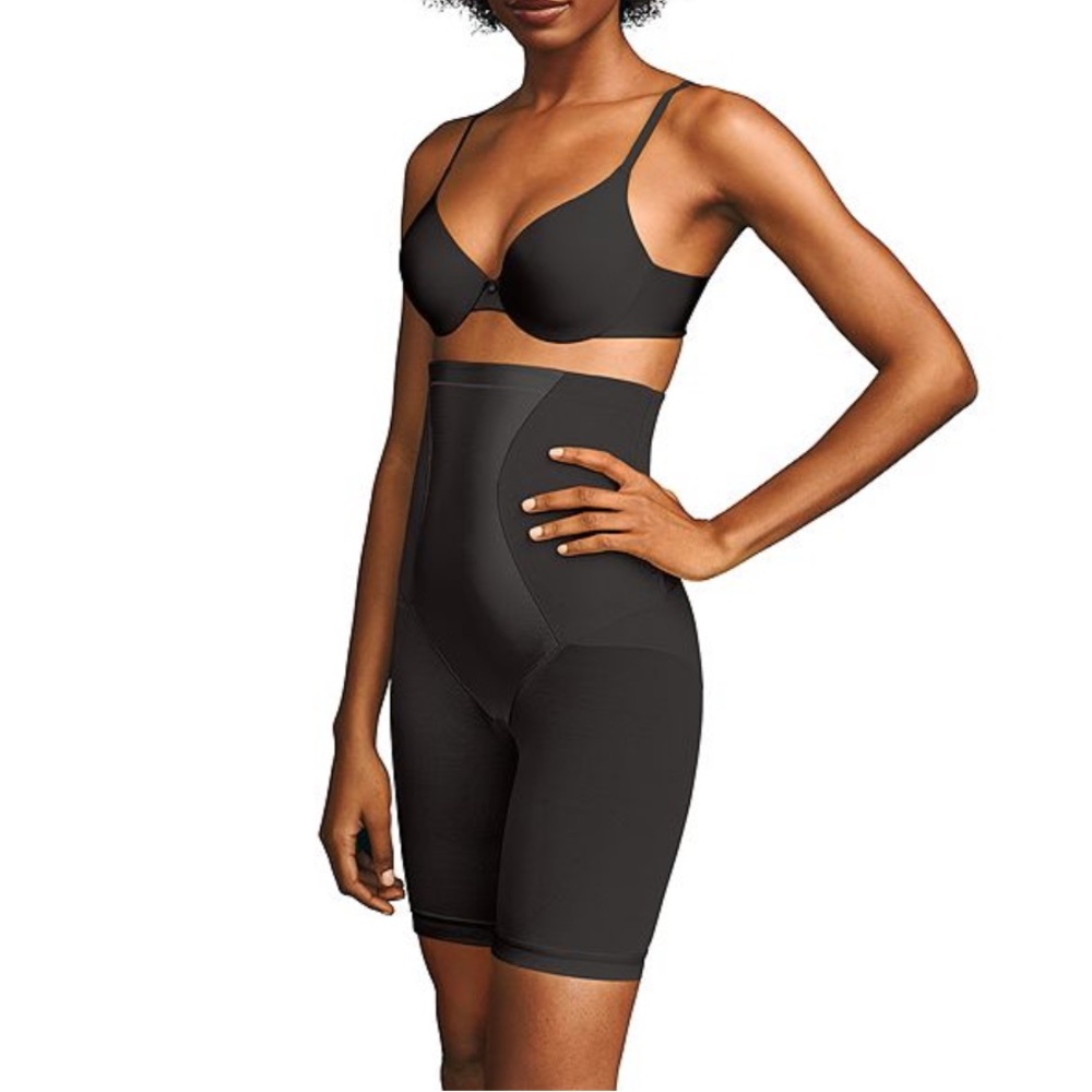 Maidenform Firm Control Easy Up High Waist Thigh Slimmer Size Small
